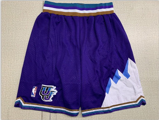 Utah Jazz Jerseys Basketball Shorts 002