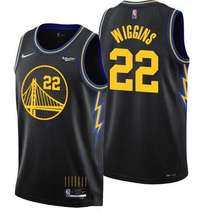 Men's Golden State Warriors #22 Andrew Wiggins 2021 22 City Edit