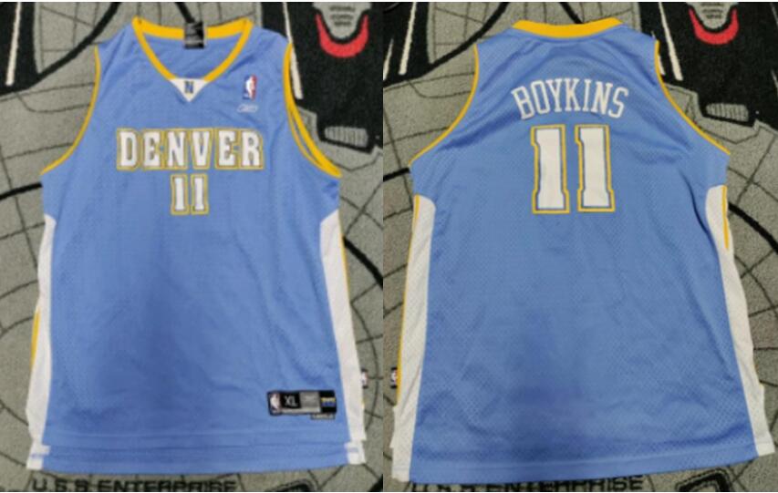 Men Reebok NBA Denver Nuggets Earl Boykins Basketball Swingman Jersey