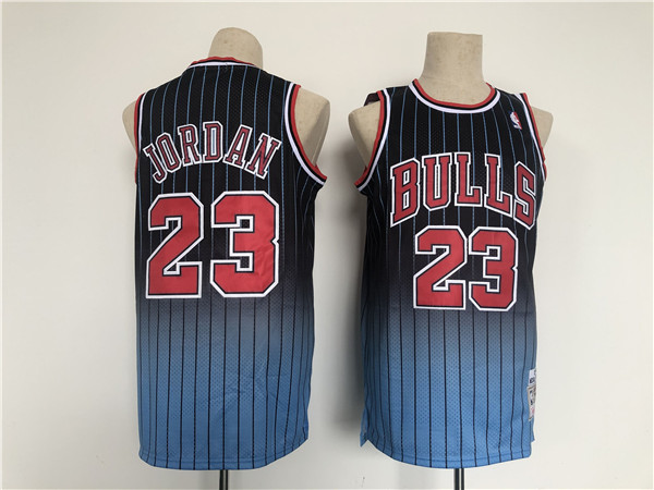 Men Chicago Bulls 23 Michael Jordan Balck Throwback Stitched Jer