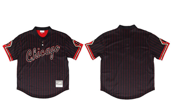 Men Chicago Bulls Blank Stitched Baseball Jersey