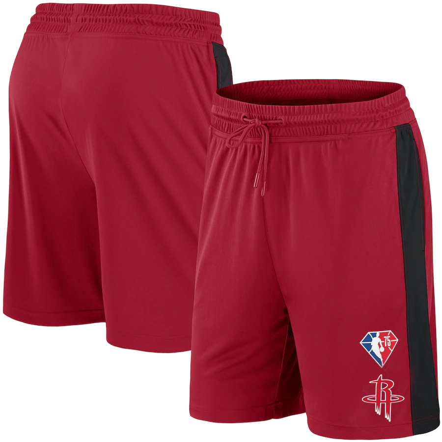 Men Houston Rockets Red Shorts