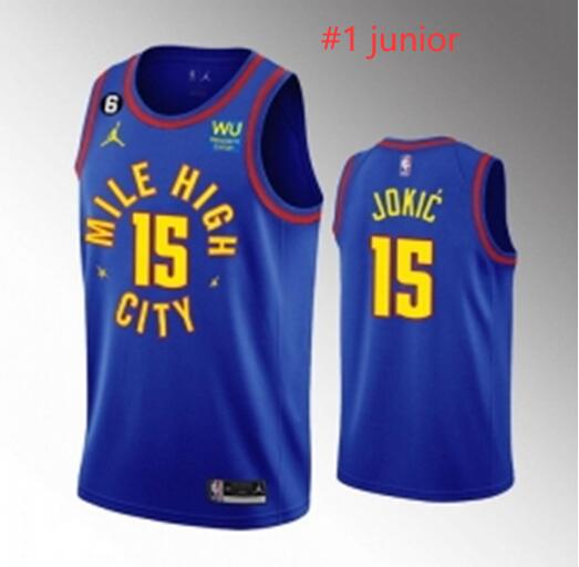 Men Blue Junior #1 Jersey