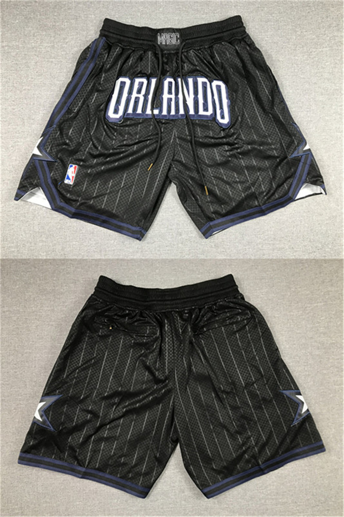 Men Orlando Magic Black Shorts