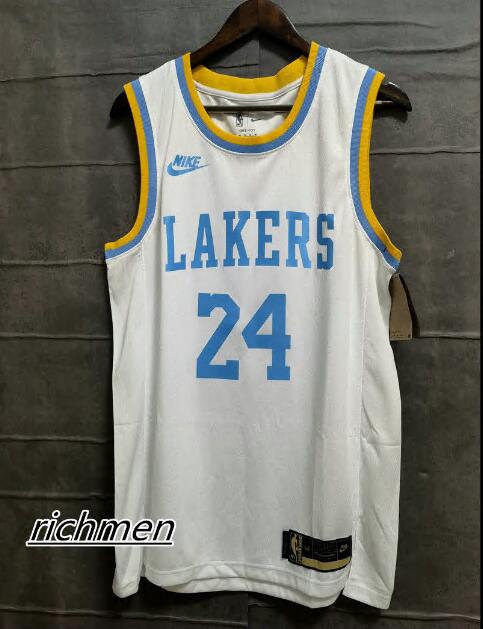 Los Angeles Lakers Nike Classic Edition Swingman Jersey White Kobe Bryant