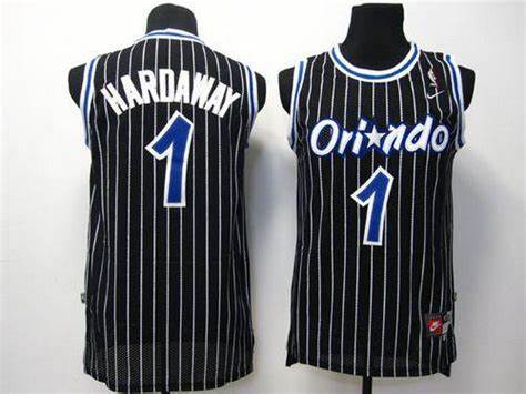 Men Orlando Magic 1 Penny Hardaway Black NBA Stitched Jersey