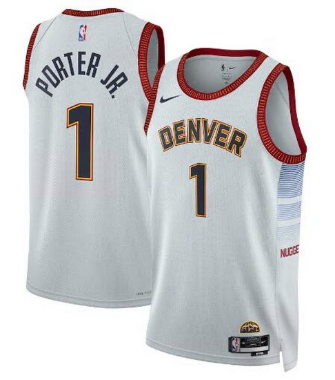 Men Denver Nuggets Michael Porter Jr. #22 Nike City Edition Swingman Jersey