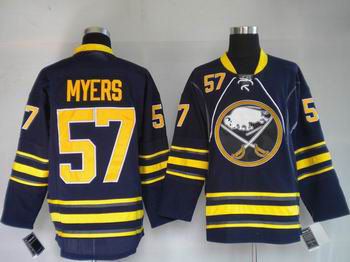 Buffalo Sabres #57 Tyler Myers dark blue