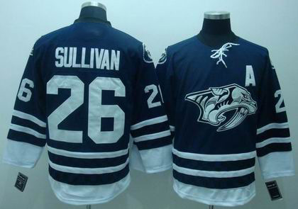 RBK Nashville Predators 26# SULLIVAN Premier BLUE Jersey