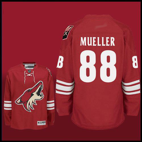 Phoenix Coyotes #88 MUELLER Red jerseys