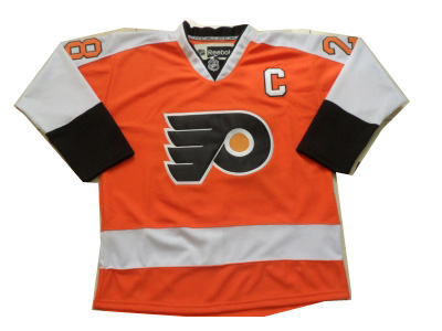 nhl jerseys Philadelphia Flyers #28 giroux orange[white number C patch]