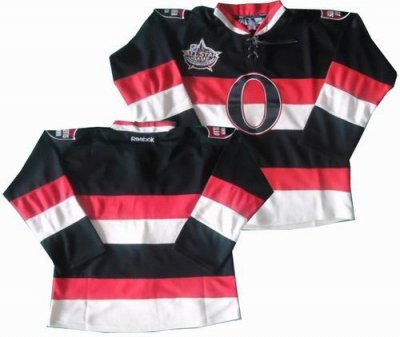 Ottawa Senators blank black All star jerseys