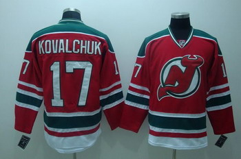 New Jersey Devils 17 IIlya Kovalchuk Red  jerseys