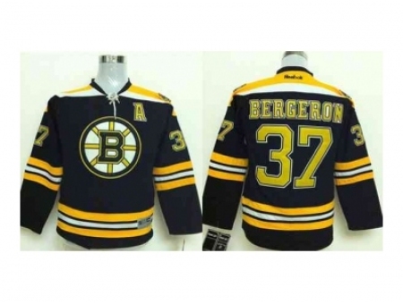 Youth nhl boston bruins #37 bergeron black[patch A]