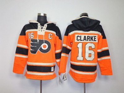 nhl jerseys philadelphia flyers #16 clarke orange[pullover hoode