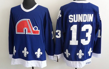 Quebec Nordiques 13 Sundin Jerseys