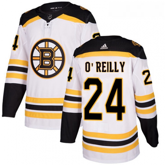 Womens Adidas Boston Bruins 24 Terry OReilly Authentic White Away NHL Jersey