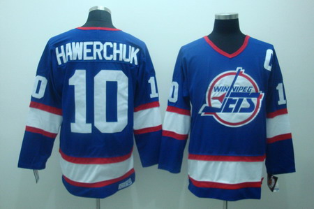 DALE HAWERCHUK 10 Winnipeg Jets blue jerseys CCM