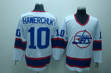 DALE HAWERCHUK 10 Winnipeg Jets white jerseys CCM