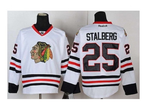 NHL Jerseys Chicago Blackhawks #25 Stalberg white