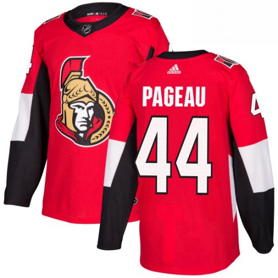 Mens Adidas Ottawa Senators 44 Jean Gabriel Pageau Premier Red Home NHL Jersey