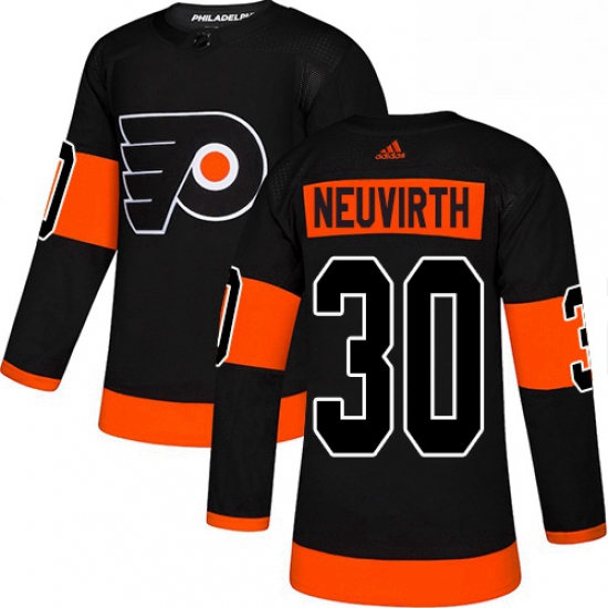 Mens Adidas Philadelphia Flyers 30 Michal Neuvirth Premier Black Alternate NHL Jersey