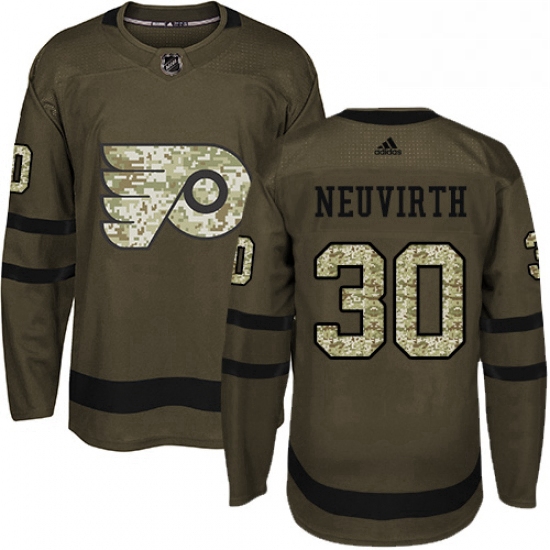 Mens Adidas Philadelphia Flyers 30 Michal Neuvirth Premier Green