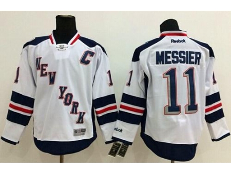 New York Rangers #11 Mark Messier White 2014 Stadium Series Stitched NHL Jersey