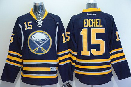 Sabres #15 Jack Eichel Navy Blue Stitched NHL Jersey 5497 91176