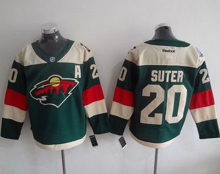 Wild #20 Ryan Suter Green 2016 Stadium Series Stitched NHL Jersey