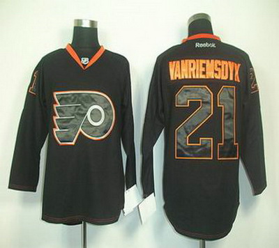 Philadelphia Flyers #21 James van Riemsdyk black jersey