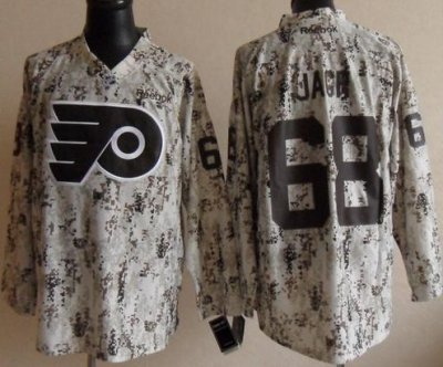 Philadelphia Flyers 68 Jaromir Jagr White Camo NHL Jerseys