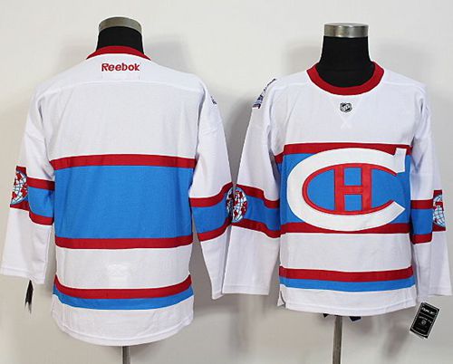 Montreal Canadiens White New CH Stitched NHL Jersey