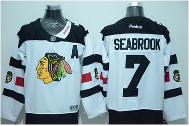 Blackhawks #7 Brent Seabrook White 2016 Stadium Series Stitched NHL Jersey