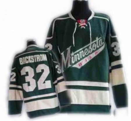 YOUTH Minnesota Wild 32# BACKSTROM GREEN1