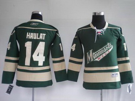 Youth Minnesota Wild 14# HAVLAT GREEN