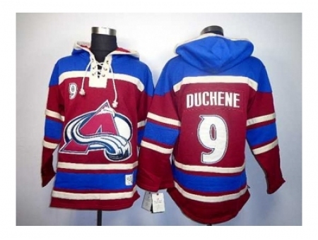 NHL Jerseys Colorado Avalanche #9 Duchene red-blue[pullover hooded sweatshirt]