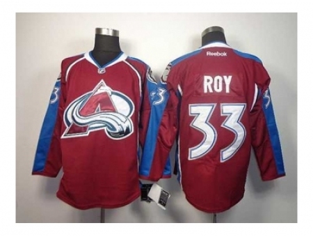 NHL Jerseys Colorado Avalanche #33 Roy red-blue