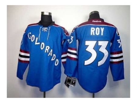 NHL Jerseys Colorado Avalanche #33 Roy blue