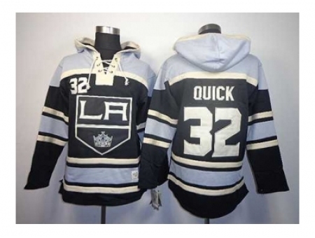 NHL Jerseys Los Angeles Kings #32 Quick black-white[pullover hooded sweatshirt]