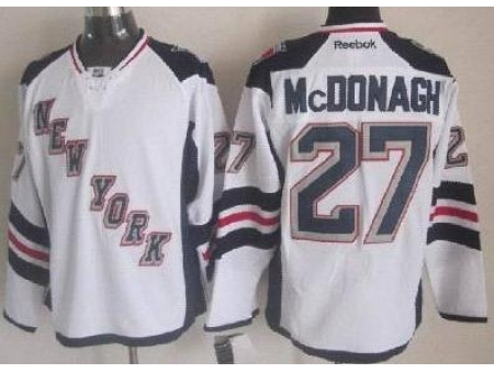 New York Rangers #27 Mcdonagh White 2014 Stadium Series Jersey