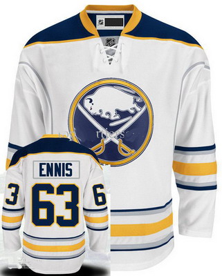 Buffalo Sabres NHL Jerseys #63 Tyler Ennis White Authentic Jersey 40TH