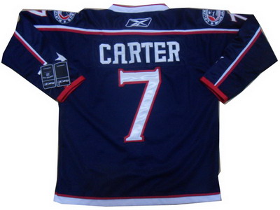 Columbus Blue Jackets #7 Jeff Carter Dark Blue 10TH NHL ice hockey Jerseys