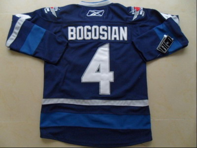 nhl jets #4 bogosian blue 2012 new Jerseys