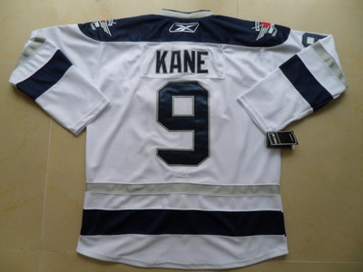 nhl winnipeg jets #9 kane white 2011 new