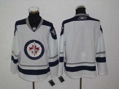 Winnipeg Jets Blank white color ice Hockey