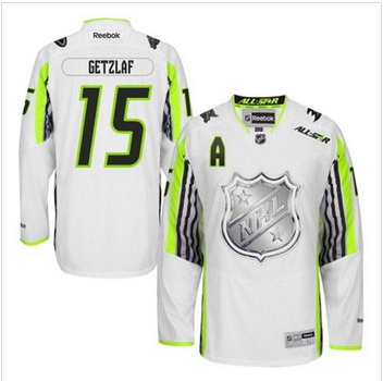 Anaheim Ducks #15 Ryan Getzlaf White 2015 All Star Stitched NHL Jersey