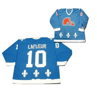 2011 Quebec Nordiques #10 Guy Lafleur Light Blue CCM Vintage Thr
