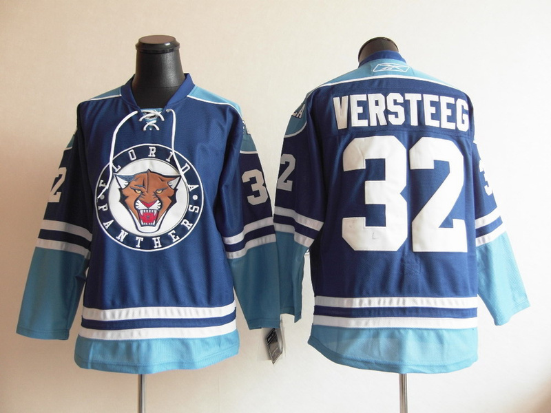 Florida Panthers 32 Kris Versteeg Blue NHL Jerseys