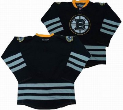 Boston Bruins blank black ice jersey